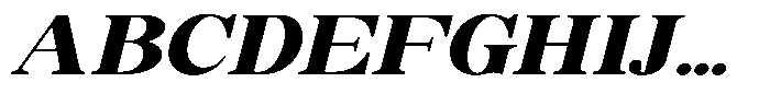 Soffline Ultra Expanded Black Italic Font UPPERCASE
