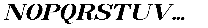 Soffline Ultra Expanded Bold Italic Font UPPERCASE
