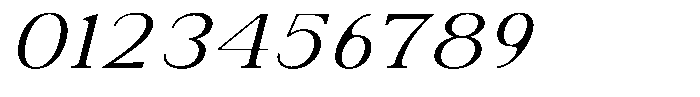 Soffline Ultra Expanded Light Italic Font OTHER CHARS