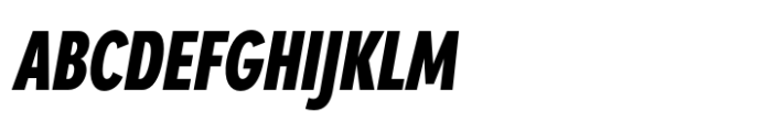 Sofia Pro Compact Black Italic Font UPPERCASE