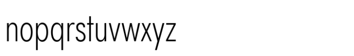Sofia Pro Compact Extra Light Font LOWERCASE