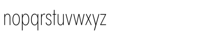 Sofia Pro Compact Ultra Light Font LOWERCASE