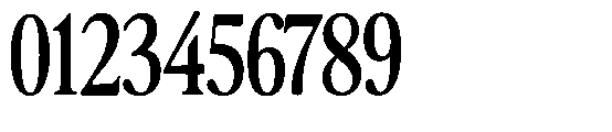 Sofian Monika Condensed Font OTHER CHARS