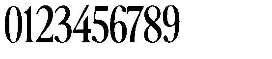 Sofian Monika Display Condensed Font OTHER CHARS