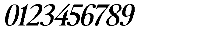 Sofian Monika Display Italic Font OTHER CHARS