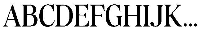 Sofian Monika Display Regular Font UPPERCASE