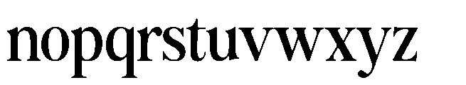 Sofian Monika Display Regular Font LOWERCASE
