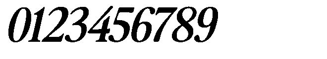 Sofian Monika Italic Font OTHER CHARS