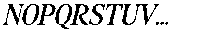 Sofian Monika Italic Font UPPERCASE