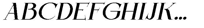 Sofilera Italic Font UPPERCASE
