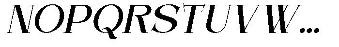 Sofilera Italic Font UPPERCASE