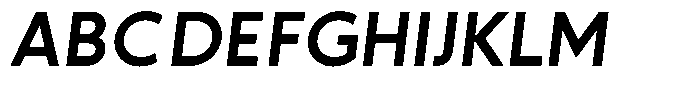 Sofira Heavy Italic Font UPPERCASE