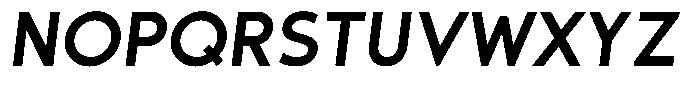 Sofira Heavy Italic Font UPPERCASE