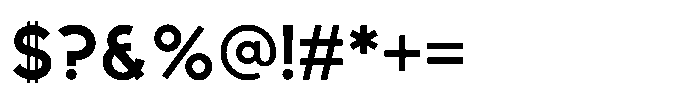 Sofira Heavy Font OTHER CHARS