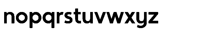 Sofira Heavy Font LOWERCASE