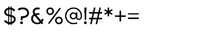 Sofira Medium Font OTHER CHARS