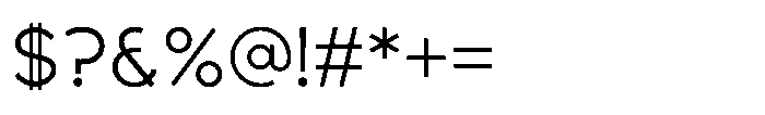 Sofira Regular Font OTHER CHARS