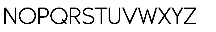 Sofira Regular Font UPPERCASE