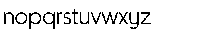 Sofira Regular Font LOWERCASE