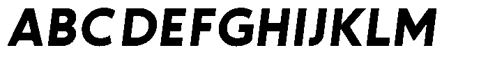 Sofira Thick Italic Font UPPERCASE