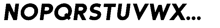 Sofira Thick Italic Font UPPERCASE