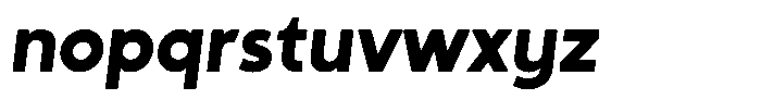 Sofira Thick Italic Font LOWERCASE