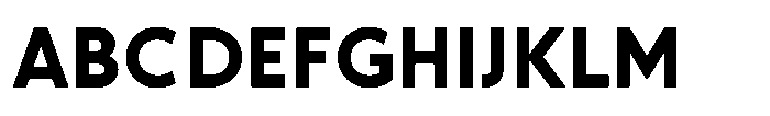 Sofira Thick Font UPPERCASE