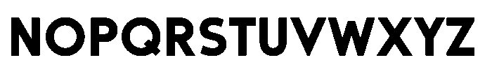 Sofira Thick Font UPPERCASE