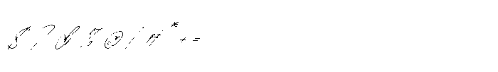 Soft Petals Italic Font OTHER CHARS