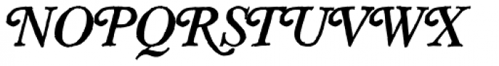 SoftTimes Italic Font UPPERCASE