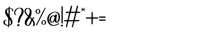 Softaline Font OTHER CHARS