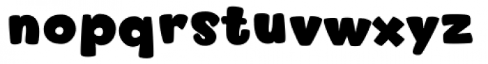 Softie Bloated Font LOWERCASE