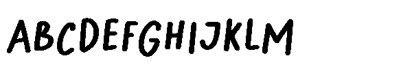 Softie Marker Font UPPERCASE