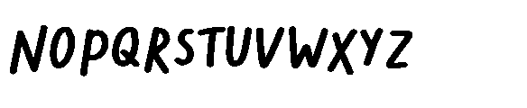 Softie Marker Font UPPERCASE