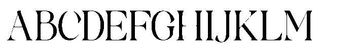 Softlen Minusone Stiller Regular Font UPPERCASE