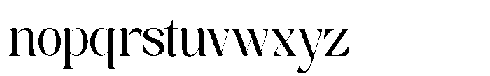 Softlen Minusone Stiller Regular Font LOWERCASE