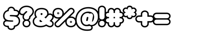 Softmachine Outline Font OTHER CHARS