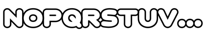 Softmachine Outline Font UPPERCASE