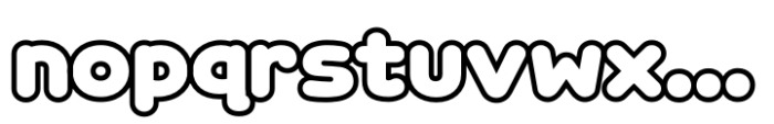 Softmachine Outline Font LOWERCASE