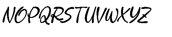 Softmark Italic Font UPPERCASE