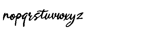 Softmark Italic Font LOWERCASE