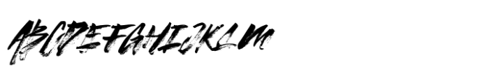 Soge Brush Font UPPERCASE