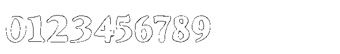 Sogela Outline Regular Font OTHER CHARS