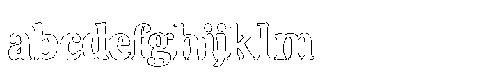Sogela Outline Regular FONT