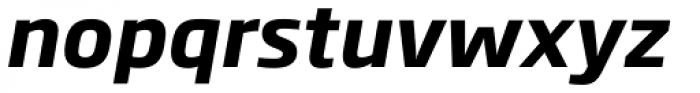 Soho Gothic Pro Bold Italic Font LOWERCASE
