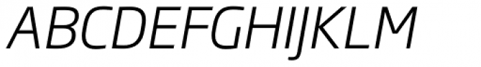 Soho Gothic Std Light Italic Font UPPERCASE