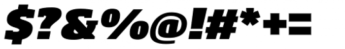 Soho Pro Ultra Italic Font OTHER CHARS