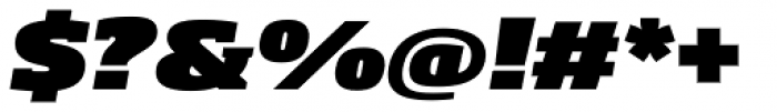 Soho Pro UltraExtended Italic Font OTHER CHARS