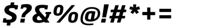 Soho Std Bold Italic Font OTHER CHARS