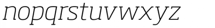 Soho Std ExtraLight Italic Font LOWERCASE